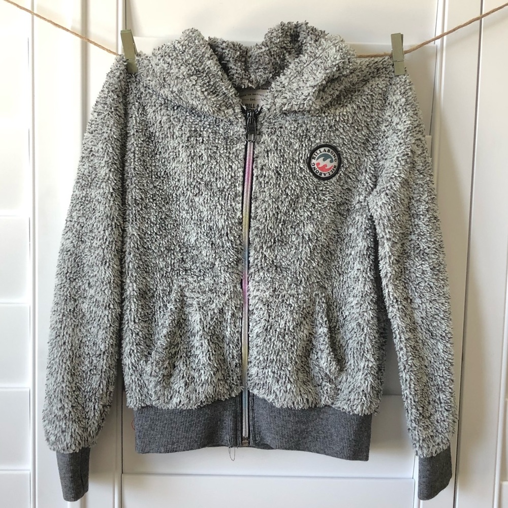 Girls Fuzzy Billabong Jacket XS